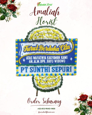 Papan Bunga Duka di Sukahening