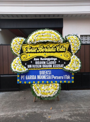 Papan Bunga Duka di Sukahening
