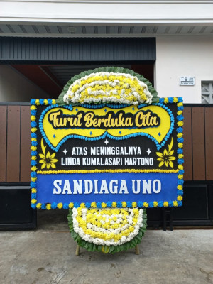 Papan Bunga Duka di Sukahening
